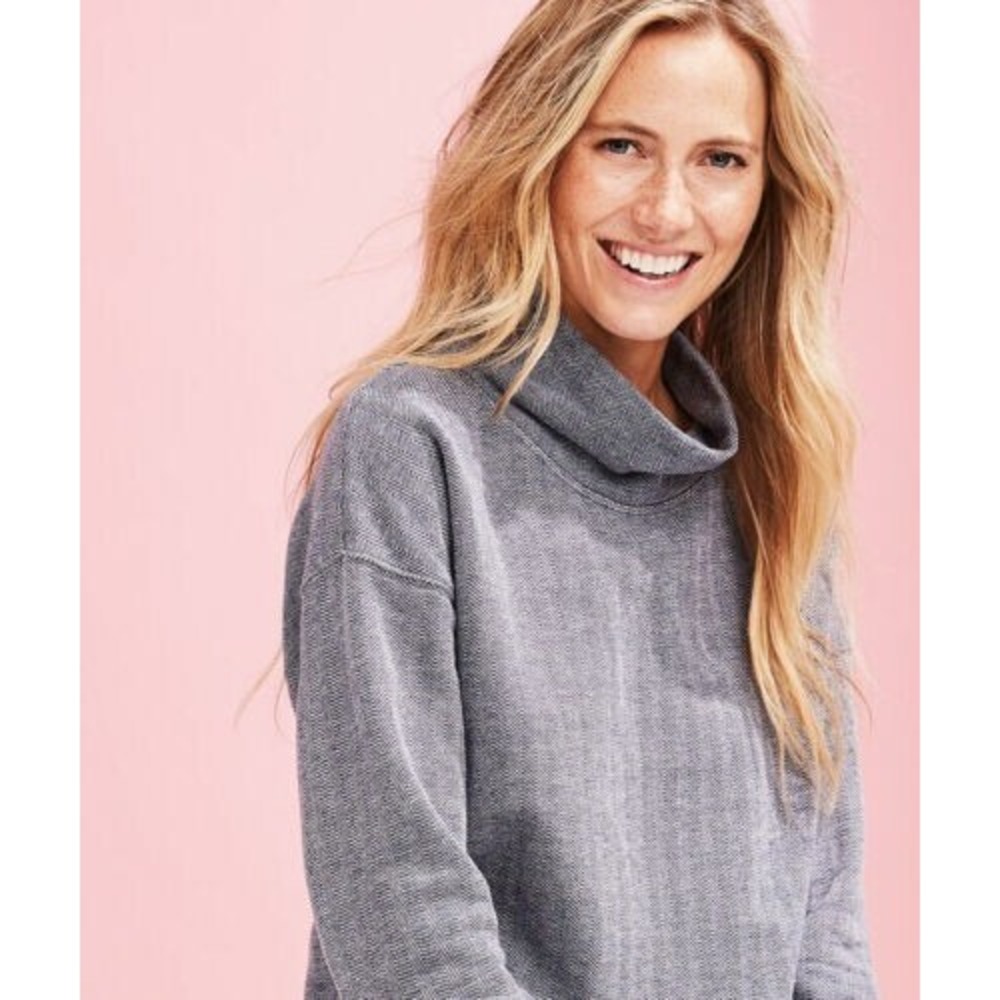 Vineyard Vines Women's Mock Neck Pullover Small - Picture 3 of 4